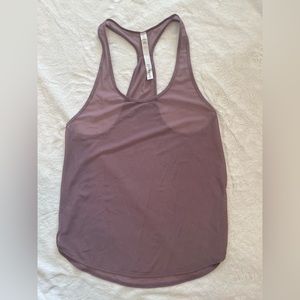 Lululemon sheer purple tank top, size 6 never worn